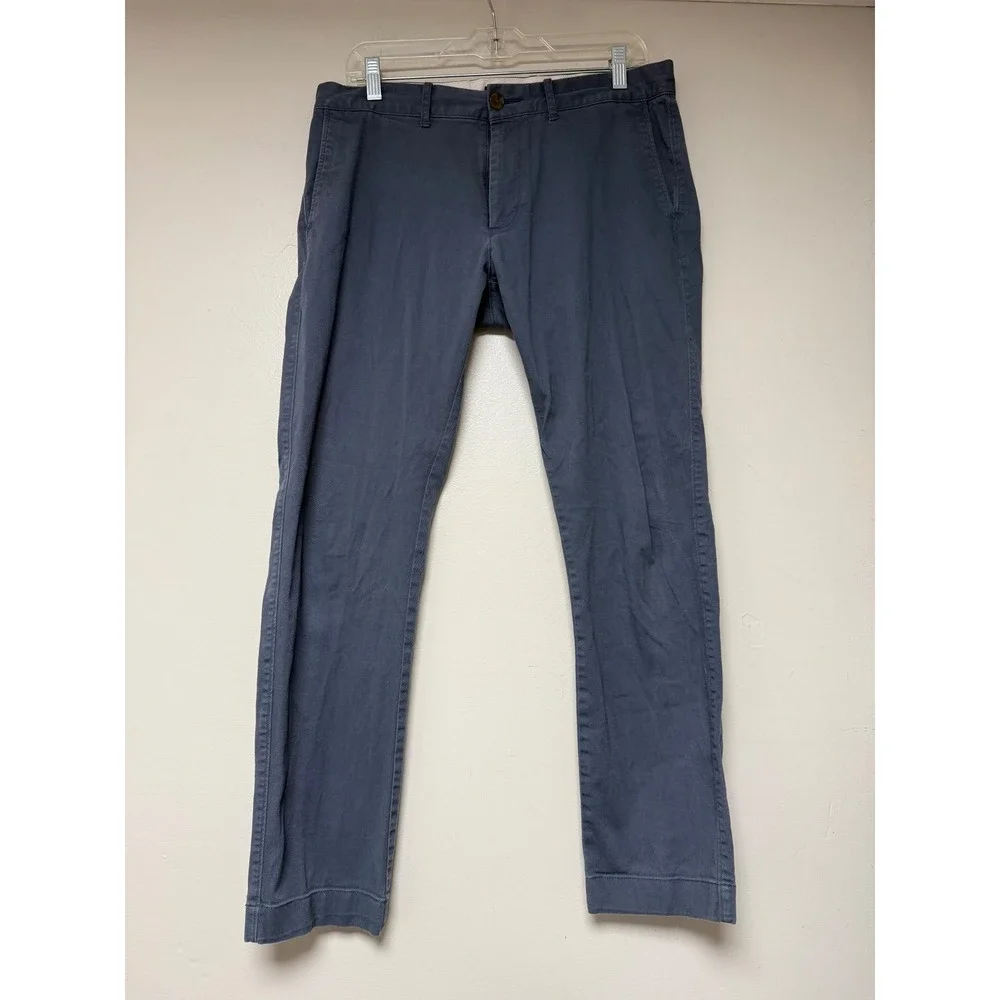 J. Crew Flex‎ Slim Blue Chino Pants Mens W32 L30